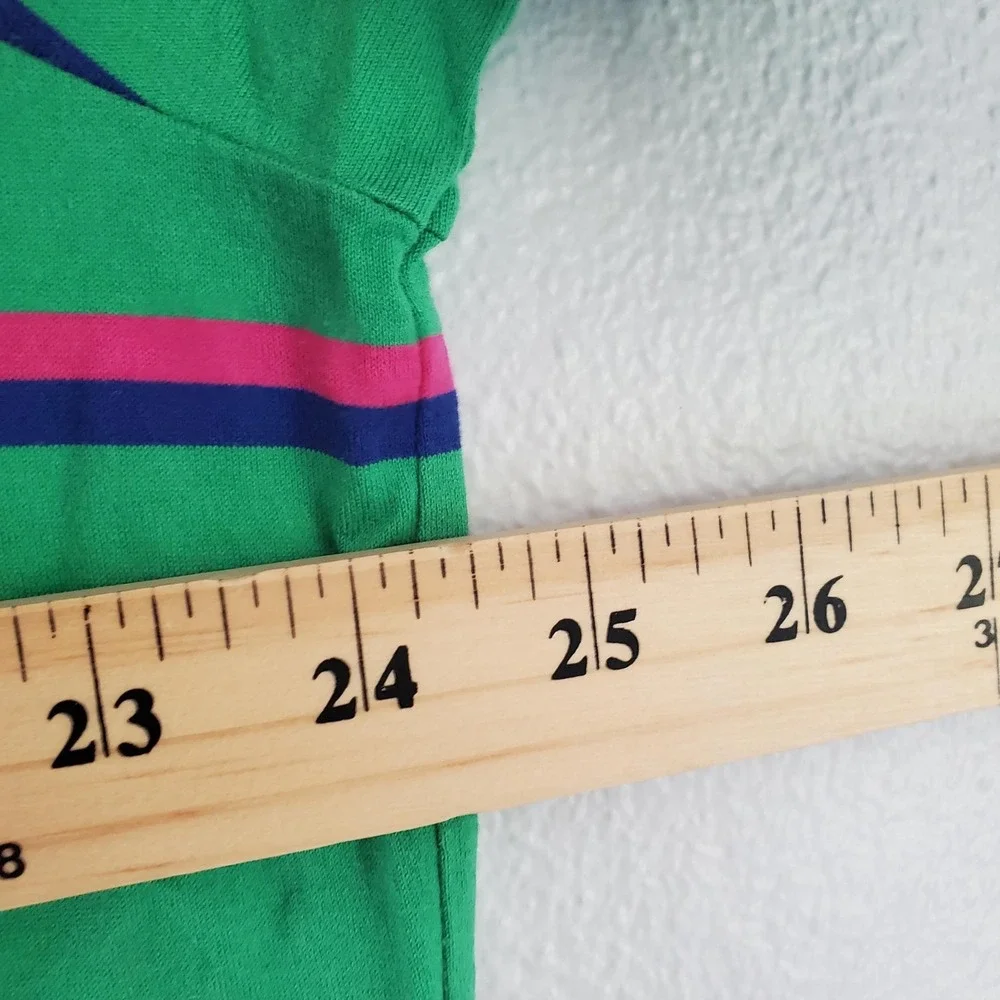 Polo Golf Ralph Lauren Polo Shirt Mens XL Green Pink Blue Striped Lakewood‎ Pima